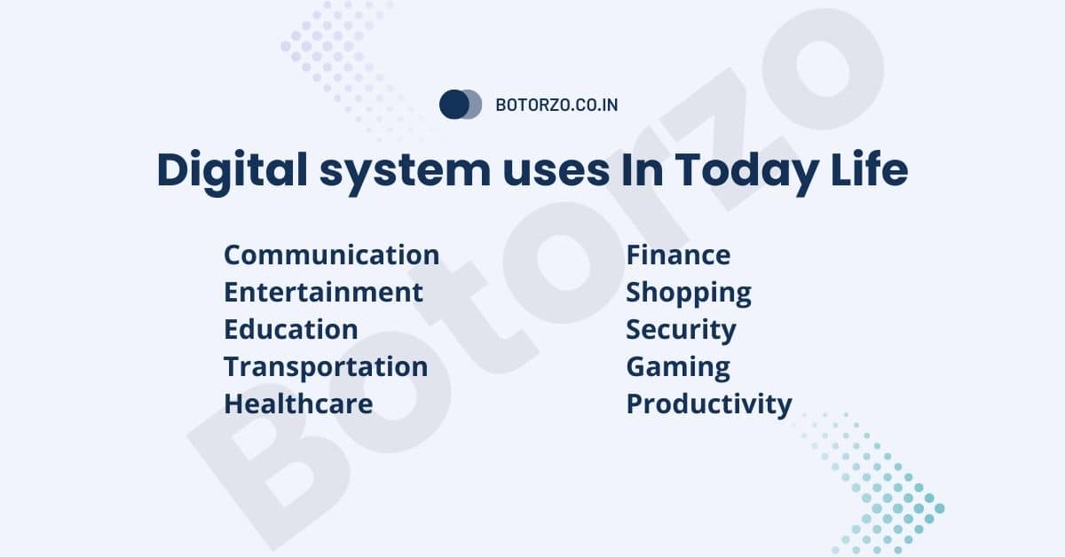 Digital system uses In Today Life 1