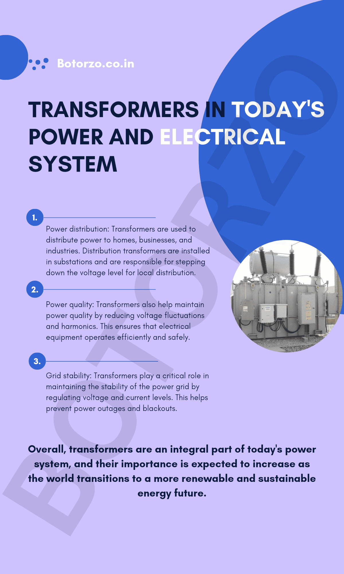 transformers in today's power And Electrical system