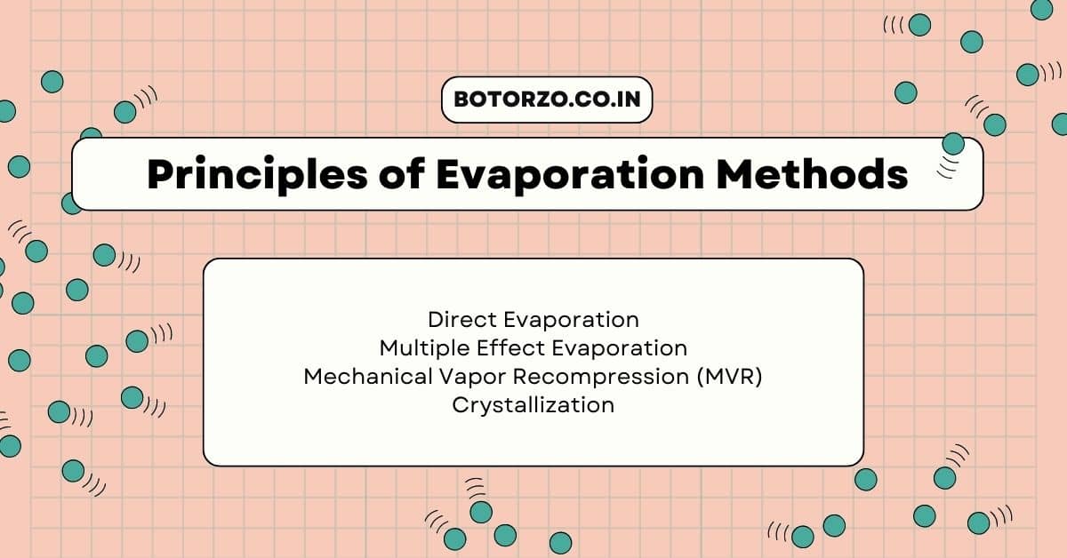 Principles of Evaporation Methods Of Separation