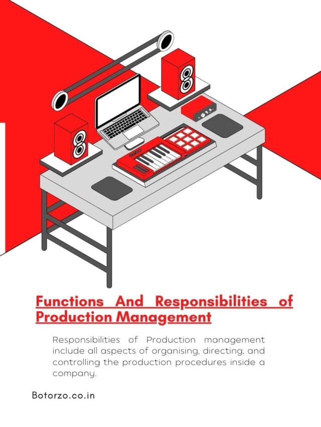 Functions And Responsibilities of Production Management