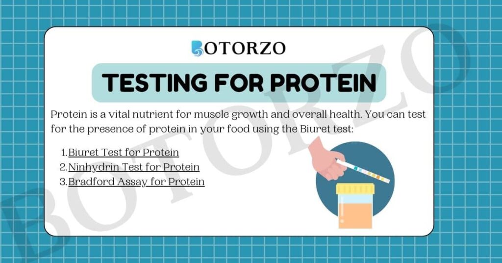 Testing for Protein